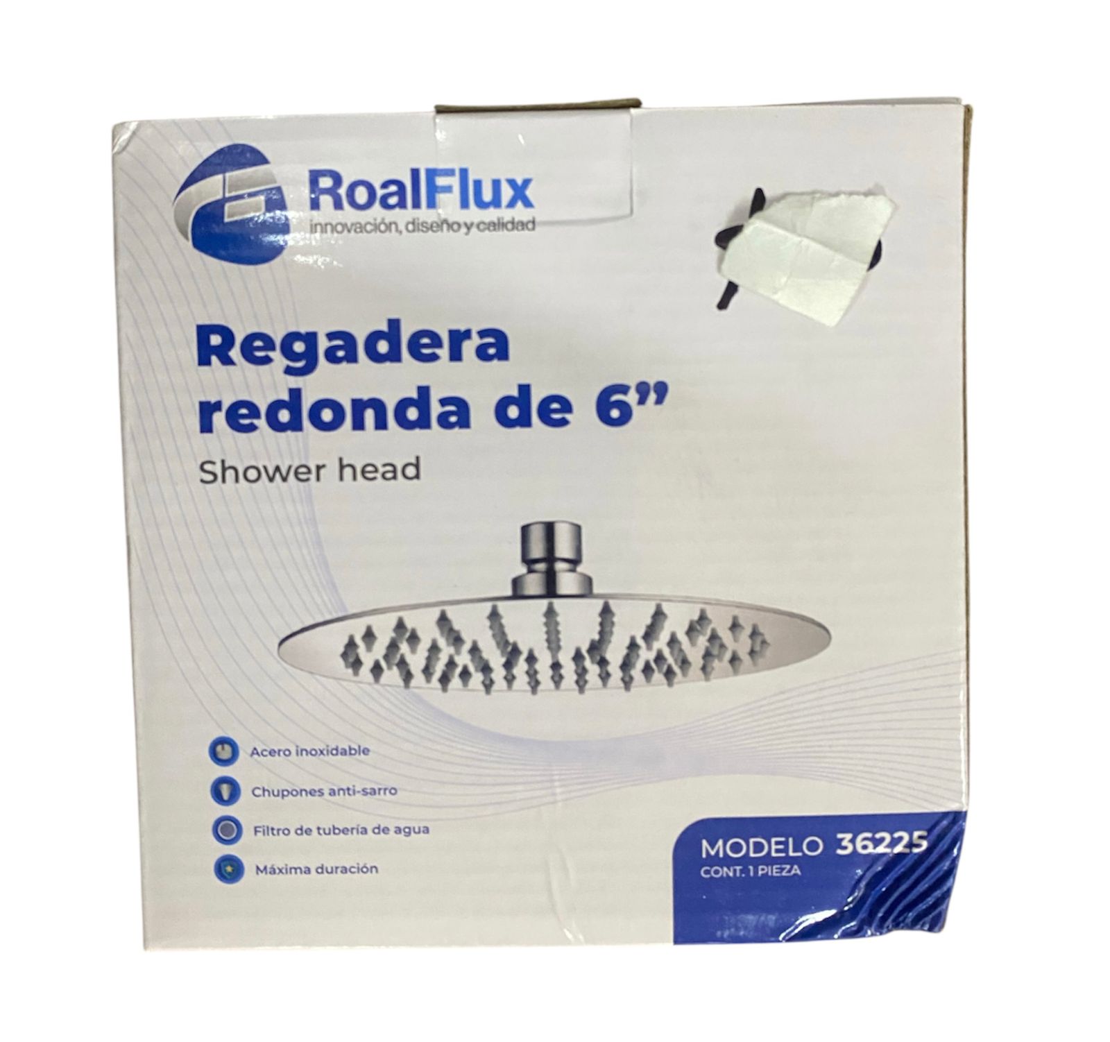 Regadera Cuadrada De 6